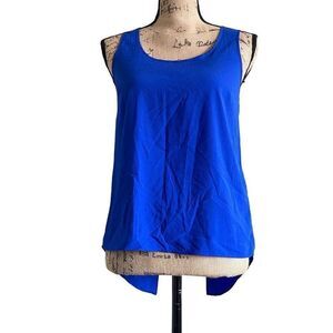 EUC Attention Blue Open Back Tank Top - XS